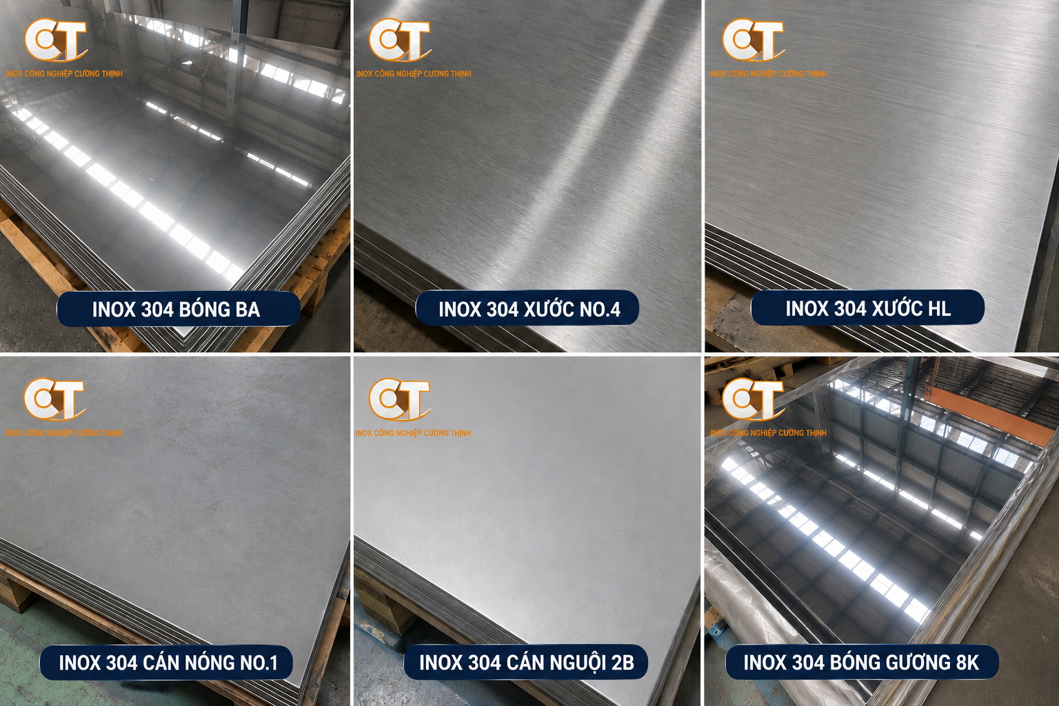 Tấm Inox 304 - "Ngôi Sao" Toàn Năng Trong Ngành Thép Không Gỉ 1 Tấm Inox 304 - "Ngôi Sao" Toàn Năng Trong Ngành Thép Không Gỉ